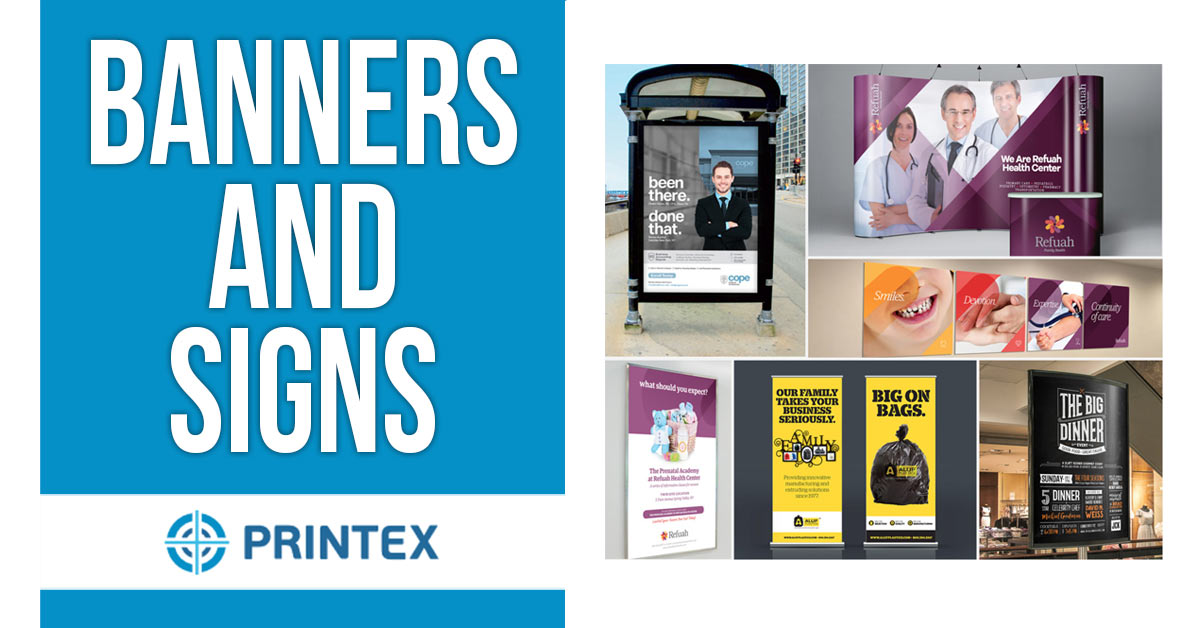 Printing Signs And Banners: Top Quality | Printex Graphics