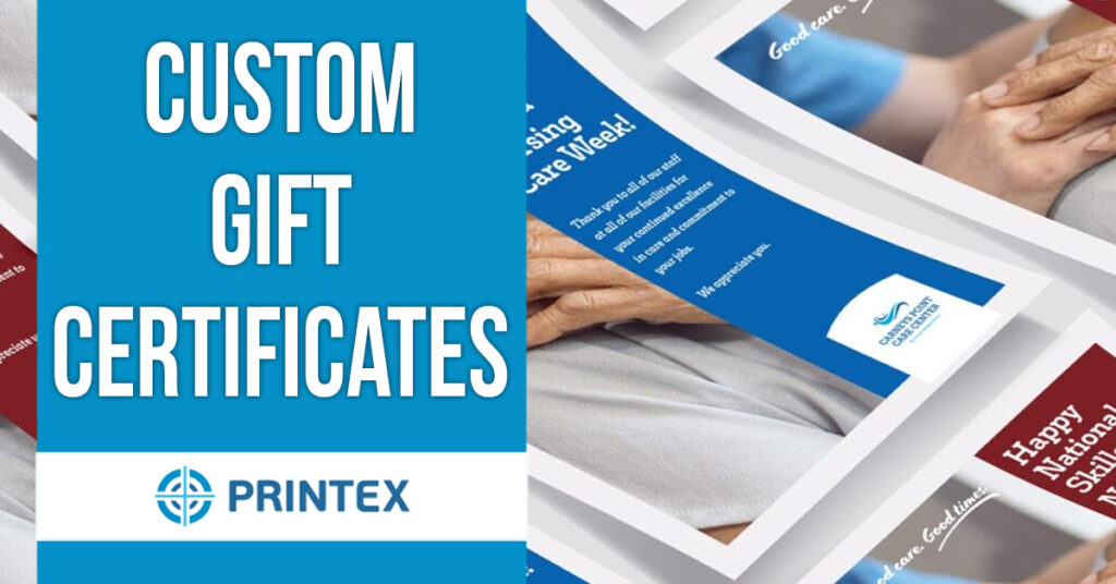 Numbered Custom Gift Certificates Keep it Simple